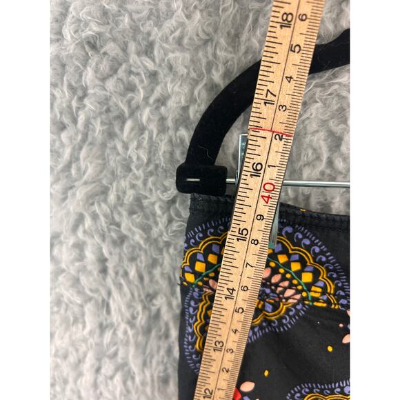 Maeve Anthropologie Black Printed Stretch Shorts Size 14  Boho Geometric Pattern - Picture 8 of 9